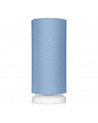 Lampe de chevet tube classique bleu