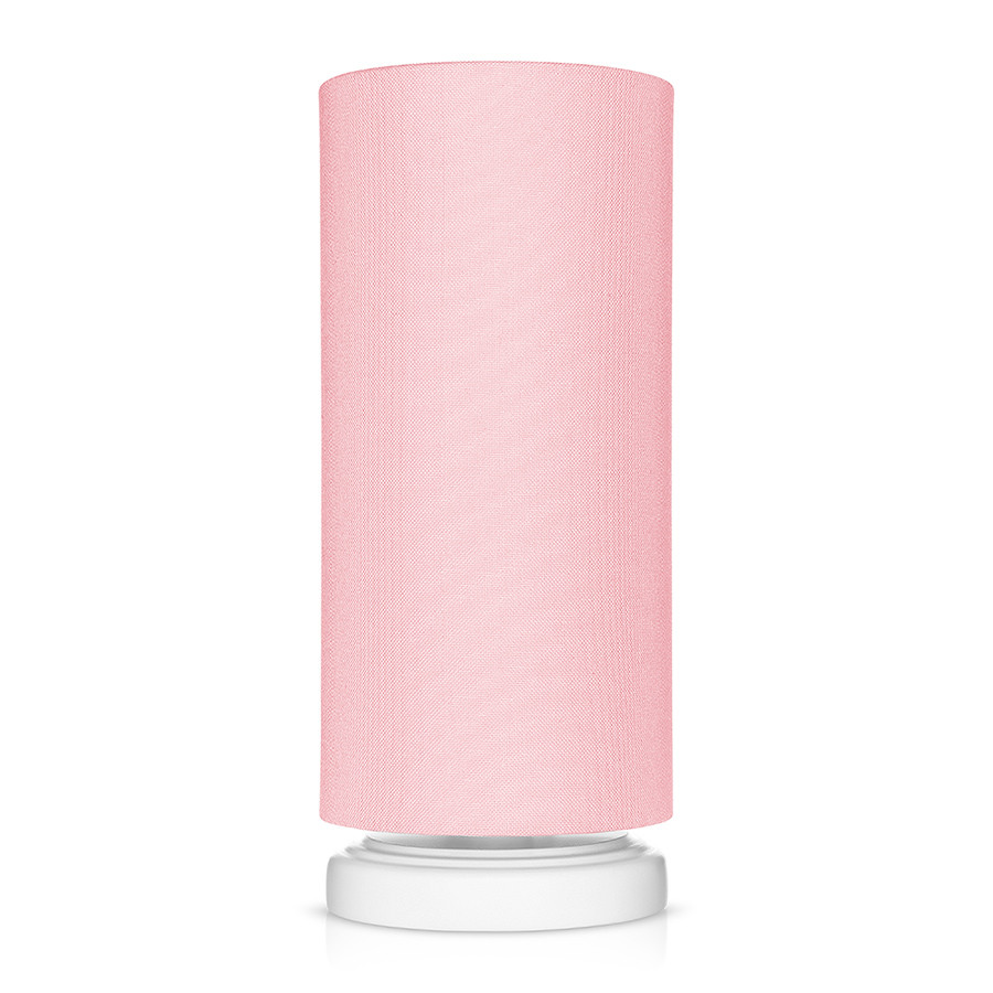 Lampe de chevet tube classique rose