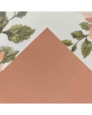 Echantillon peinture jardin au coucher de soleil