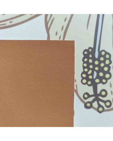 Echantillon peinture jardin automnale