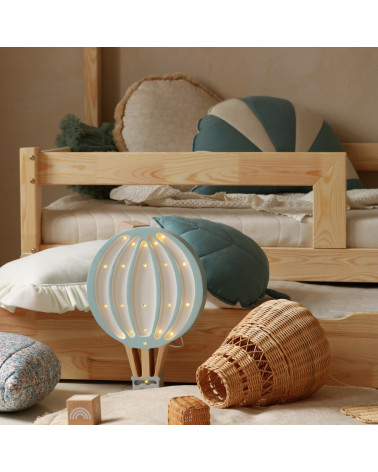 Lampe veilleuse en bois Montgolfière