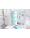 Lampe de chevet nuages menthe
