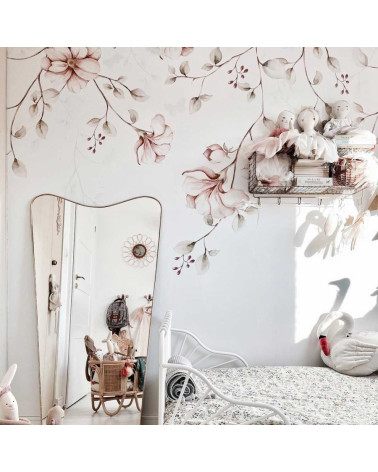 Papier peint Fleurs romantiques - paradise garden