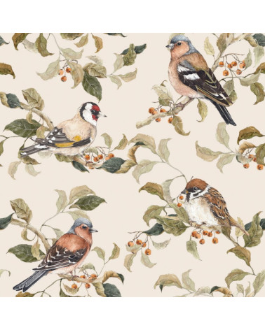 papier peint enfant les oiseaux d'octobre