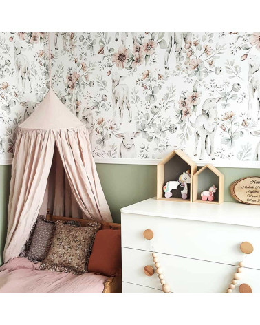 papier peint enfant agneaux