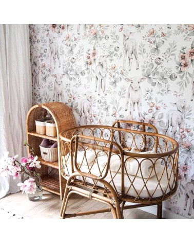 Papier peint enfant Agneaux