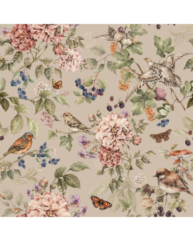 papier peint paradis secret fond neutre