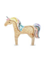 lampe veilleuse licorne bois naturel arc en ciel