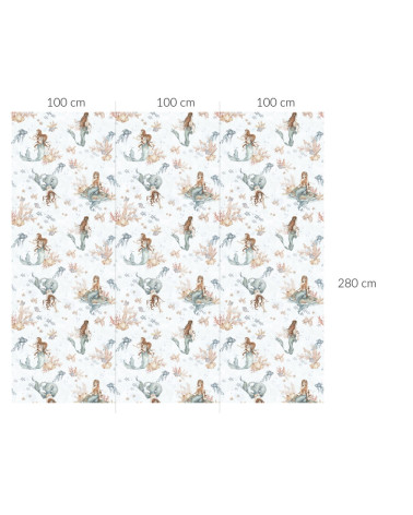 Papier peint enfant Sirènes