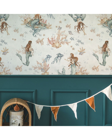Papier peint enfant Sirènes