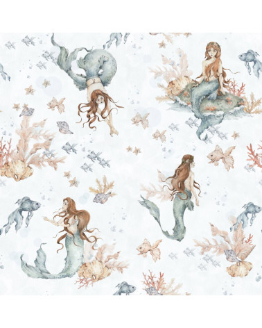 papier peint enfant sirènes