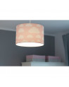Suspension enfant rose nuages