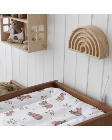 Matelas à langer souple 40 cm x 70 cm - oursons