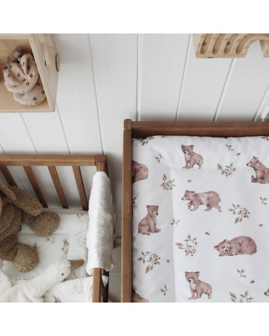 Matelas à langer souple 40 cm x 70 cm - oursons