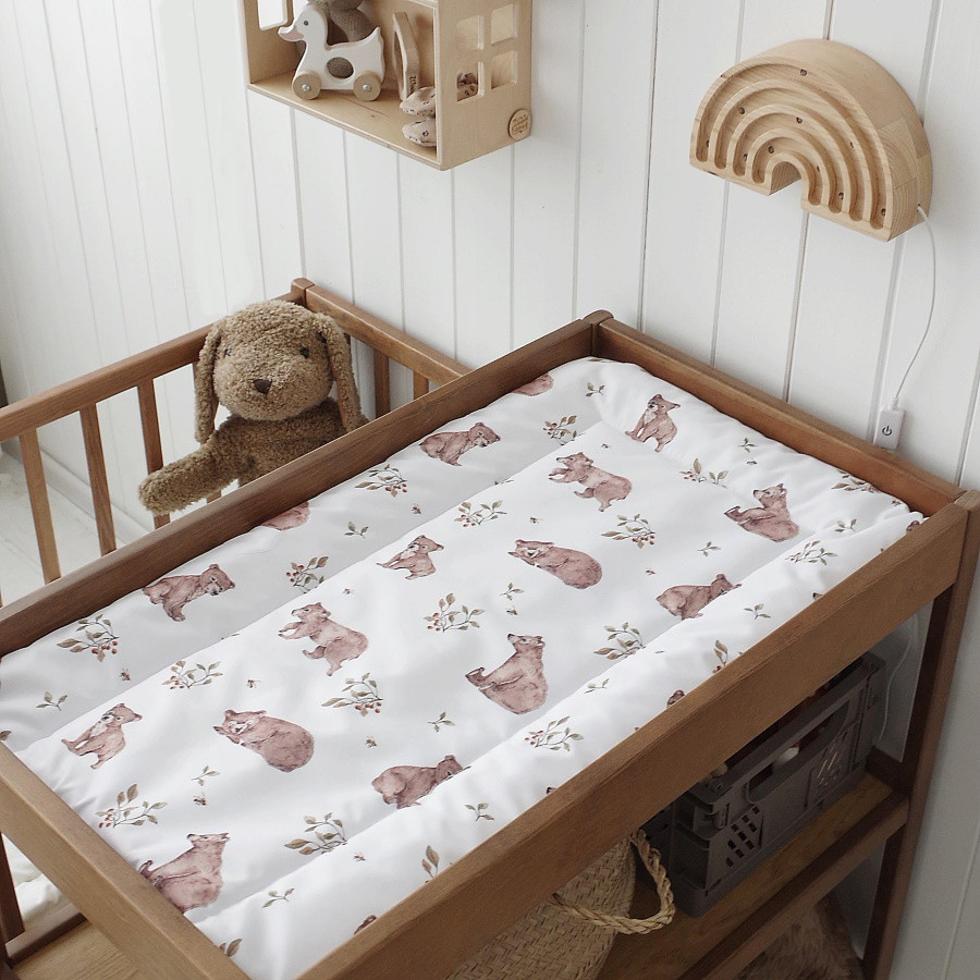 matelas à langer souple 40 cm x 70 cm oursons
