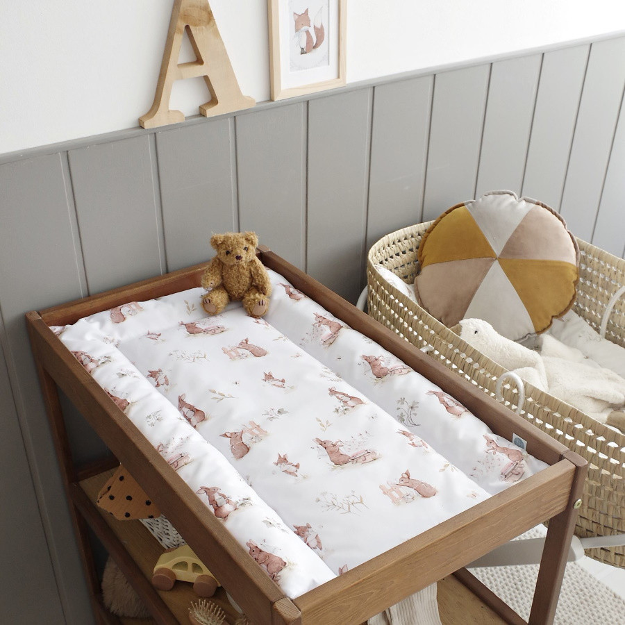 matelas à langer souple 40 cm x 70 cm lapins petit bison