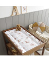 matelas à langer souple 40 cm x 70 cm lapins petit bison