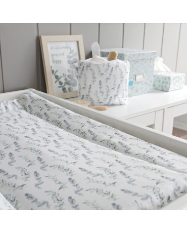 Matelas à langer souple 40 cm x 70 cm - feuilles d'eucalyptus