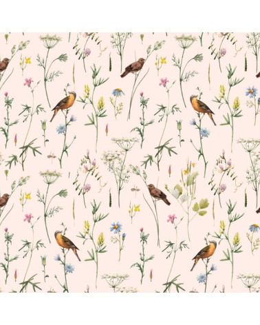 echantillon papier peint la prairie au printemps