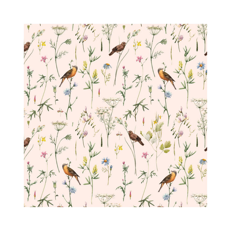 echantillon papier peint la prairie au printemps