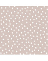 papier peint enfant pois blancs  fond rose poudré