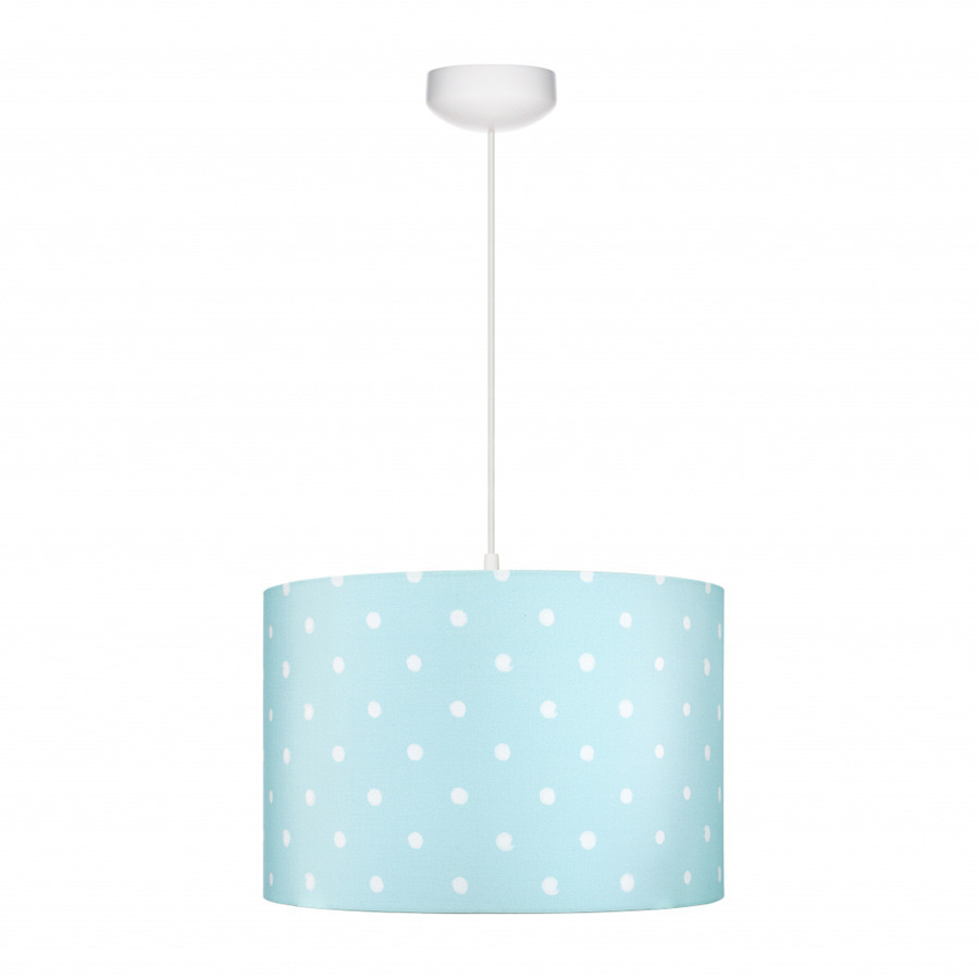 Suspension menthe à pois