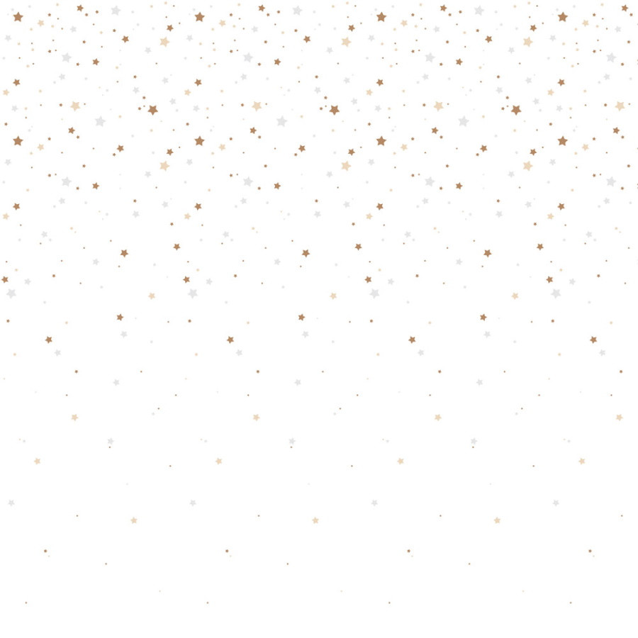 papier peint enfant petites étoiles fond blanc