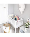 mini-beceau bedside crib blanc 40 cm x 90 cm