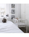 mini berceau bedside crib blanc 40 cm x 90 cm
