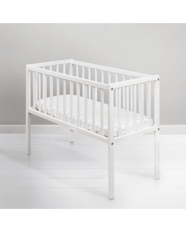mini berceau bedside crib blanc 40 cm x 90 cm