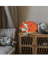 lampe veilleuse en bois led renard