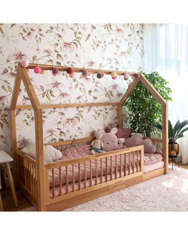 papier peint the paradise trees fond blanc