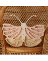 lampe veilleuse en bois papillon rose crème