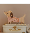 mini lampe veilleuse chien rose