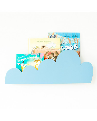 étagère nuage bleu