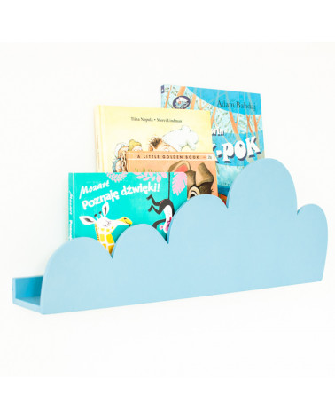 étagère nuage bleu coté