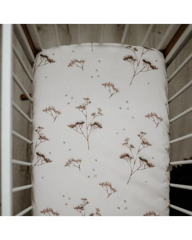 Drap housse bébé 90 cm x 90 cm - jardin d'automne