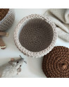 panier en crochet -gland
