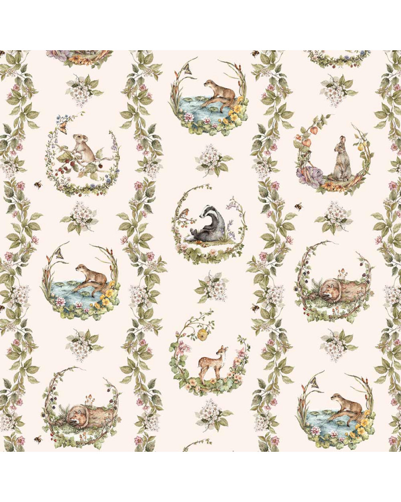 papier peint animaux dans les cercles