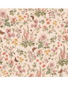 echantillon papier peint fleurie