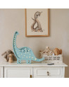 lampe veilleuse en bois dinosaure