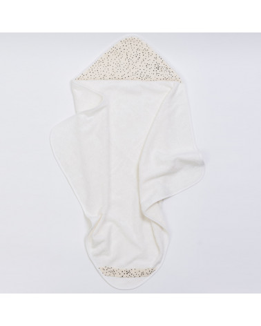 Cape de bain bébé - dust beige