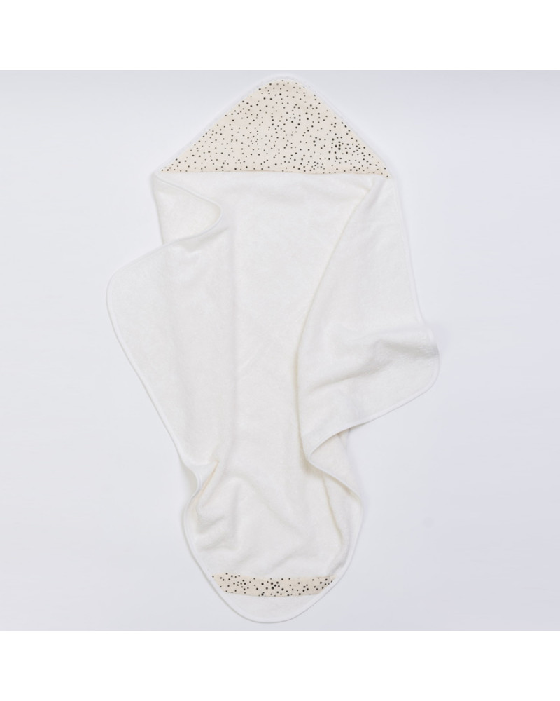 Cape de bain bébé - dust beige