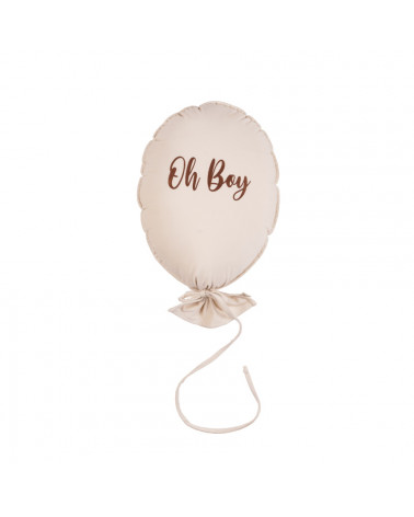 Ballon velours vanille crème OH Boy