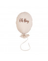Ballon velours vanille crème OH Boy