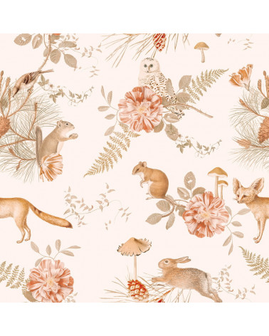 Papier peint animaux forest friends