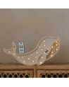 Lampe veilleuse baleine blanche