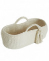 Couffin bébé en crochet- Vanille