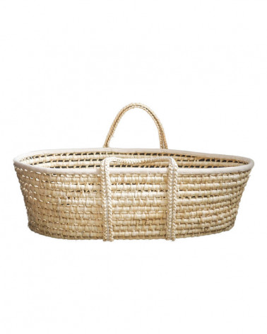 Couffin bébé en fibres naturelles
