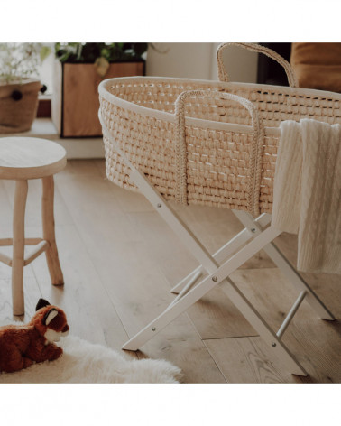 Couffin bébé en fibres naturelles